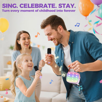 YLL kids wireless karaoke kit packaged neatly in its premium colorful gift box