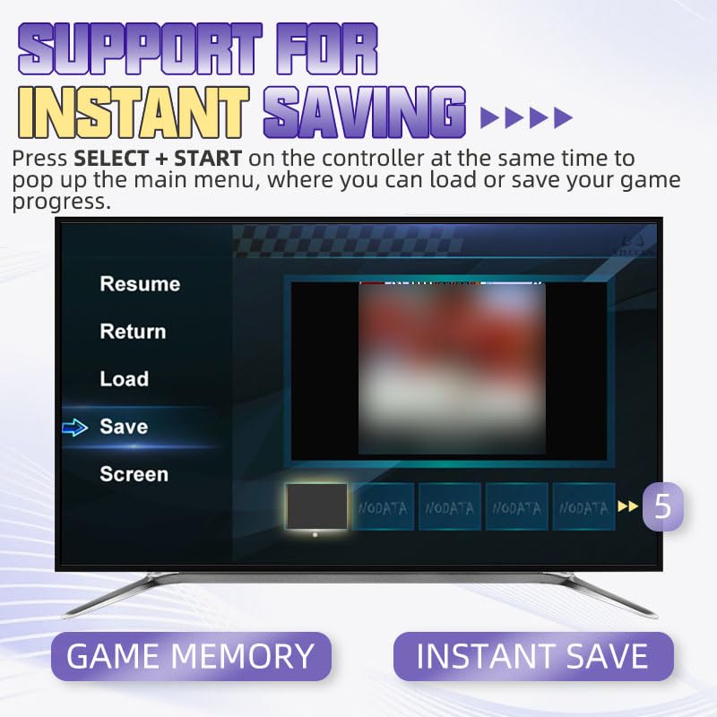 Package contents including console and two gamepads