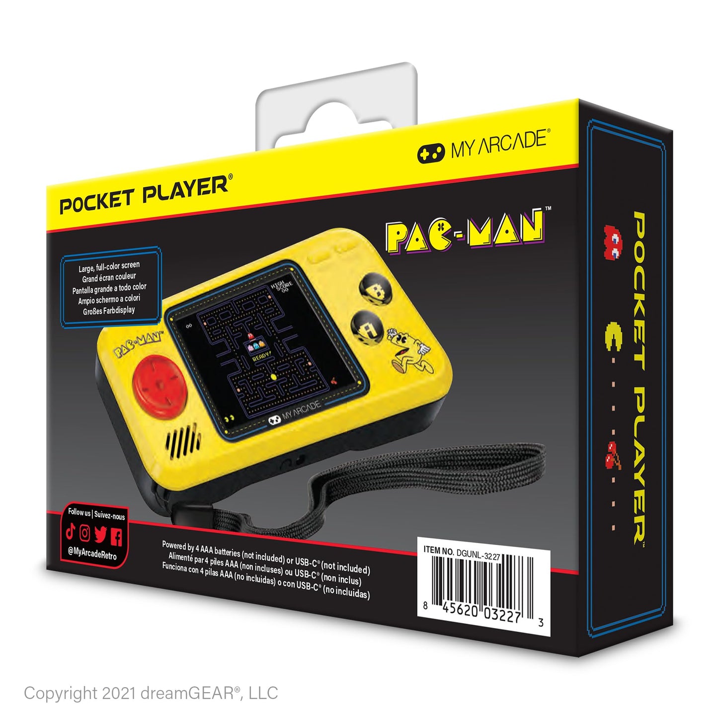 Authentic My Arcade Pac-Man packaging for collectors