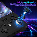 Rear view of Uytgxen R36max 2 retro gaming console