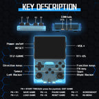 RegiisJoy R40S Pro console showing game menu on display