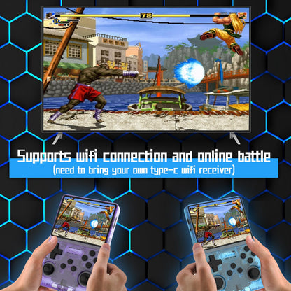 RegiisJoy R40S Pro handheld console with accessories