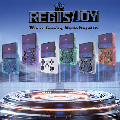 RegiisJoy R40S Pro portable arcade machine in hand