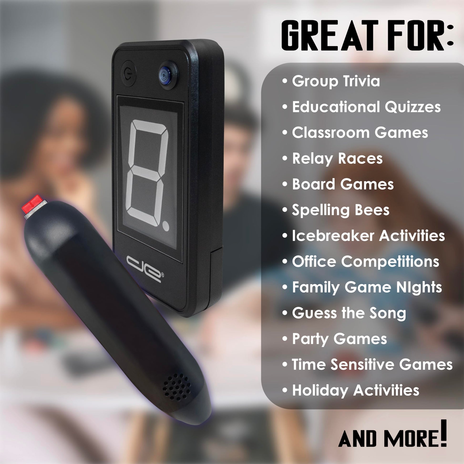 Digital Energy game buzzer system packaging and accessories