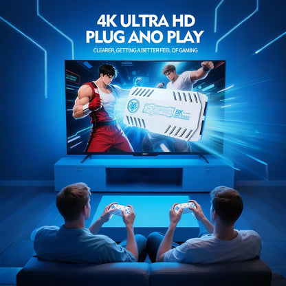 Two wireless controllers included with X10 Pro game stick