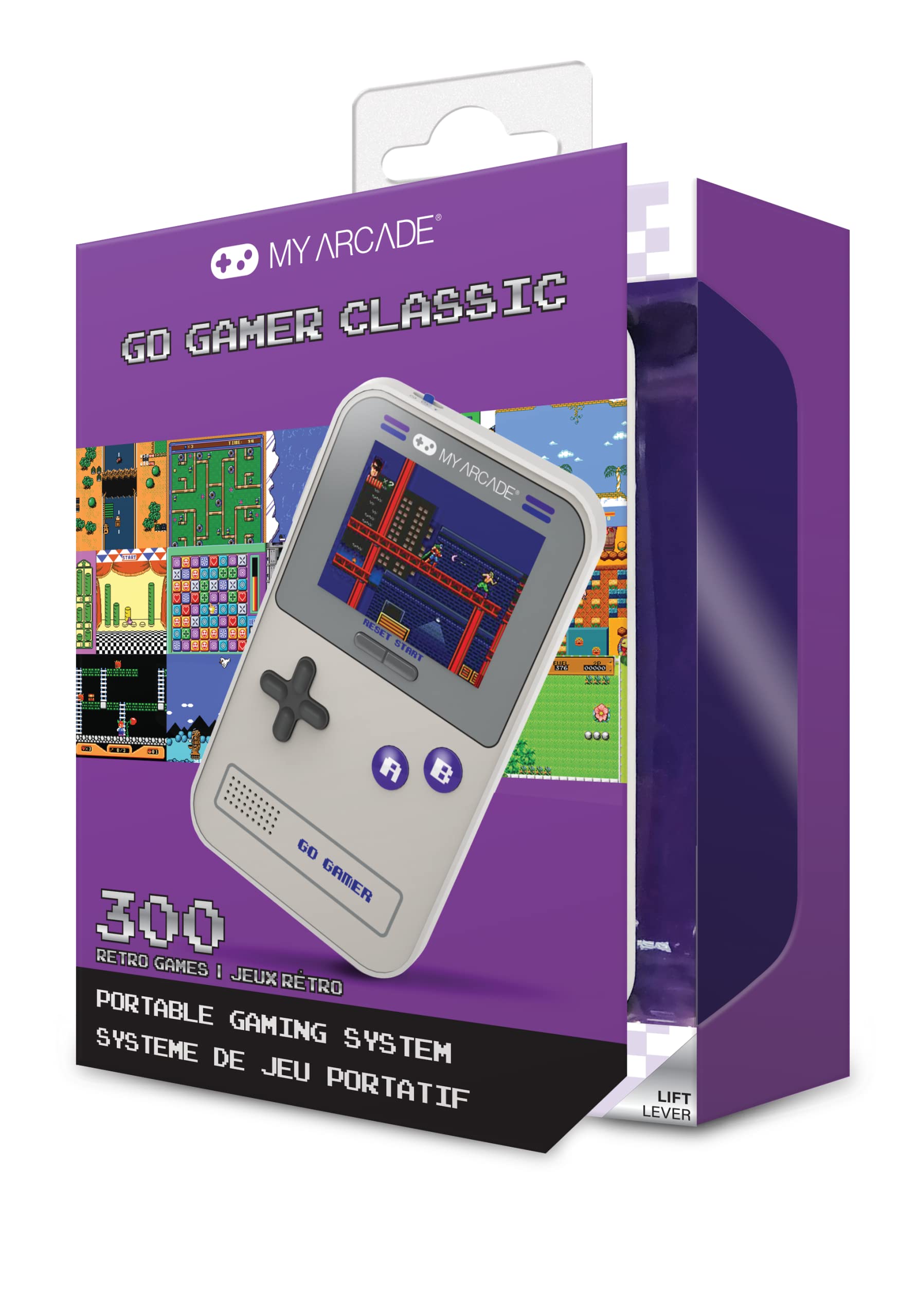 My Arcade Go Gamer Classic portable handheld device size reference