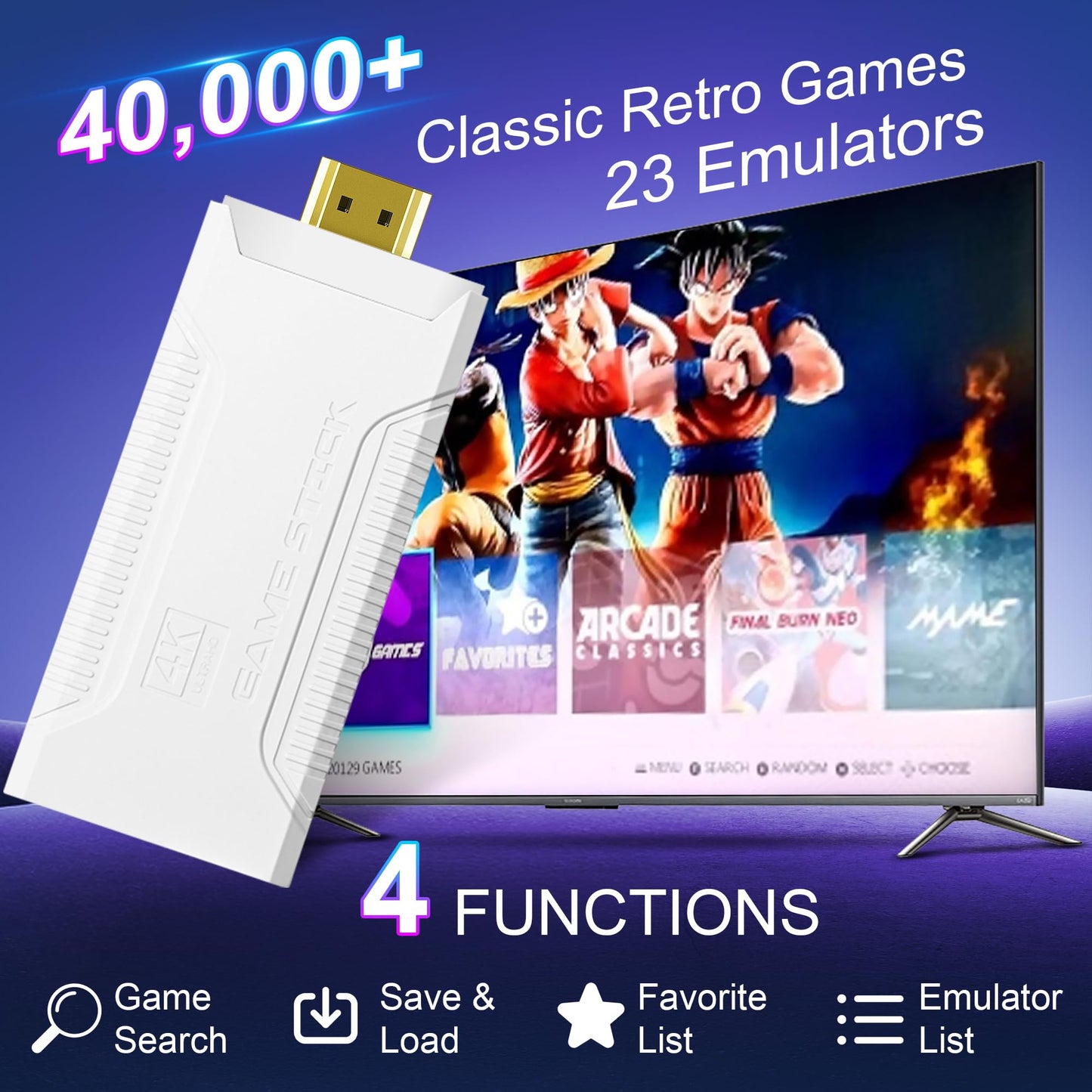 Dual 2.4G wireless controllers for ProGamerX retro console