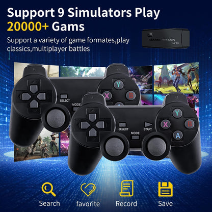 Yellami console displaying gameplay on a 4K television.