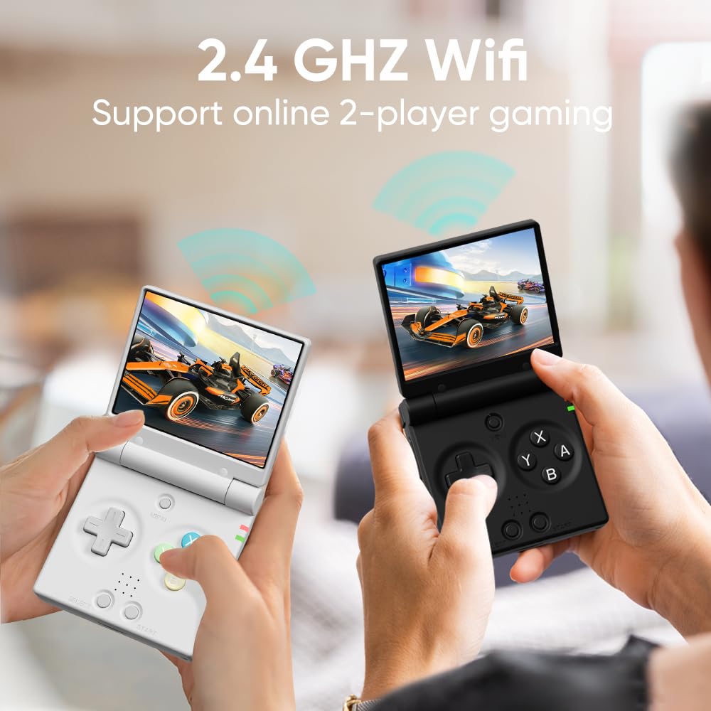 Miyoo Mini Flip game console 2.8 inch IPS screen display