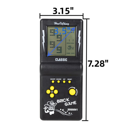 Retro brick gaming console with 3.5 inch display