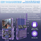Package contents of Kuratix R40S Pro handheld gaming system