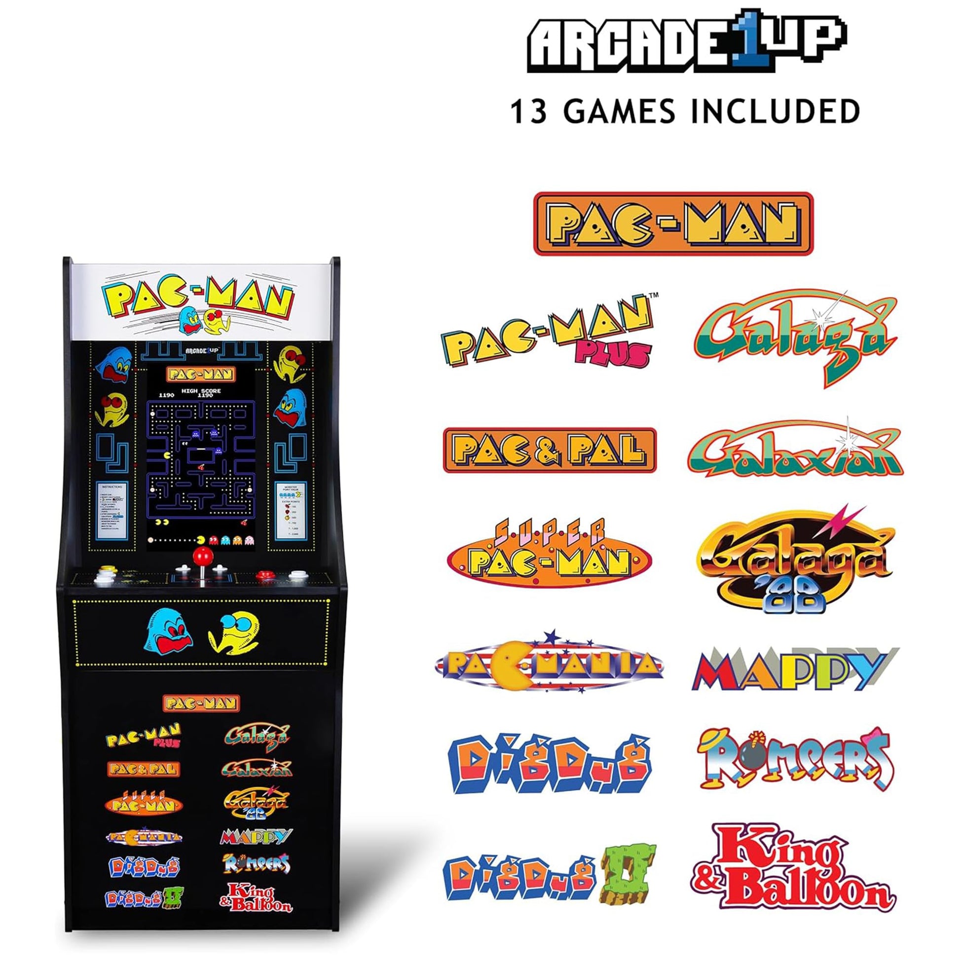 Arcade1Up Pac-Man Classic SE side profile
