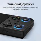 Voacle RG35XX Pro console connected to TV via HDMI output