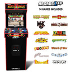 Close up of 17 inch LCD screen and arcade control panel