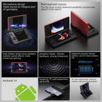GiipGoop RG DS handheld console dual screen layout active display