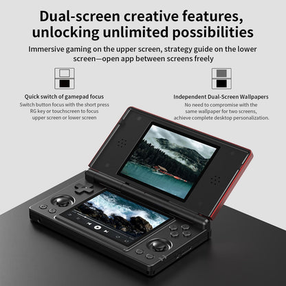 GiipGoop RG DS gaming device with included stylus accessory