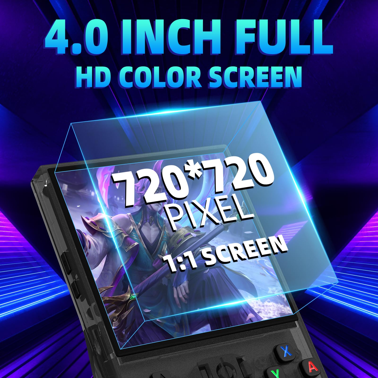 Xiskt R36MAX gaming console screen displaying classic game menu