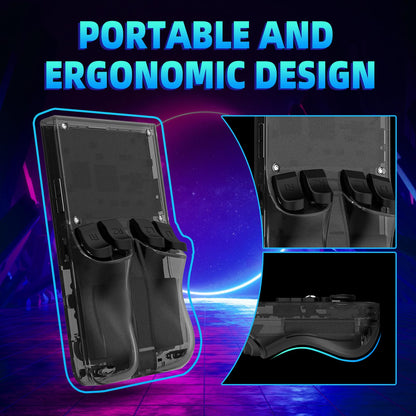 R36MAX retro console with included accessories and packaging