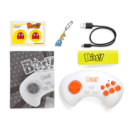 Side profile of Bandai Namco plug and play gaming device