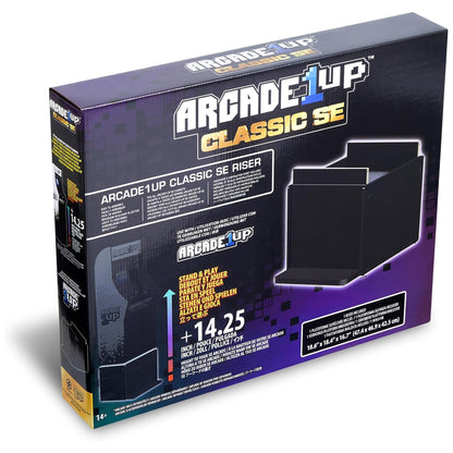 Arcade1Up Classic SE Riser box packaging for USA import