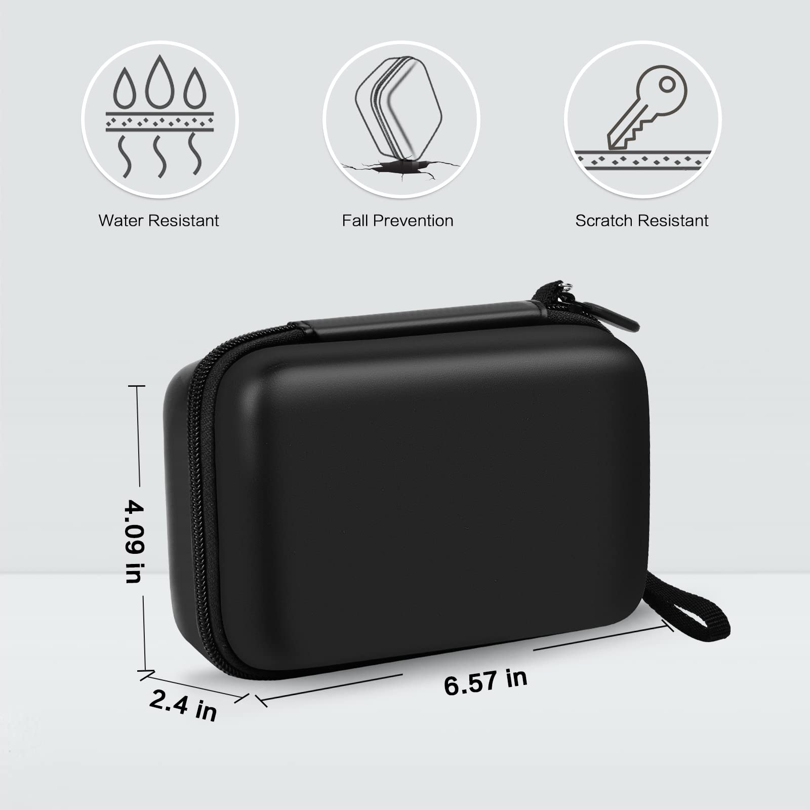 Side profile of Againmore portable gaming storage bag