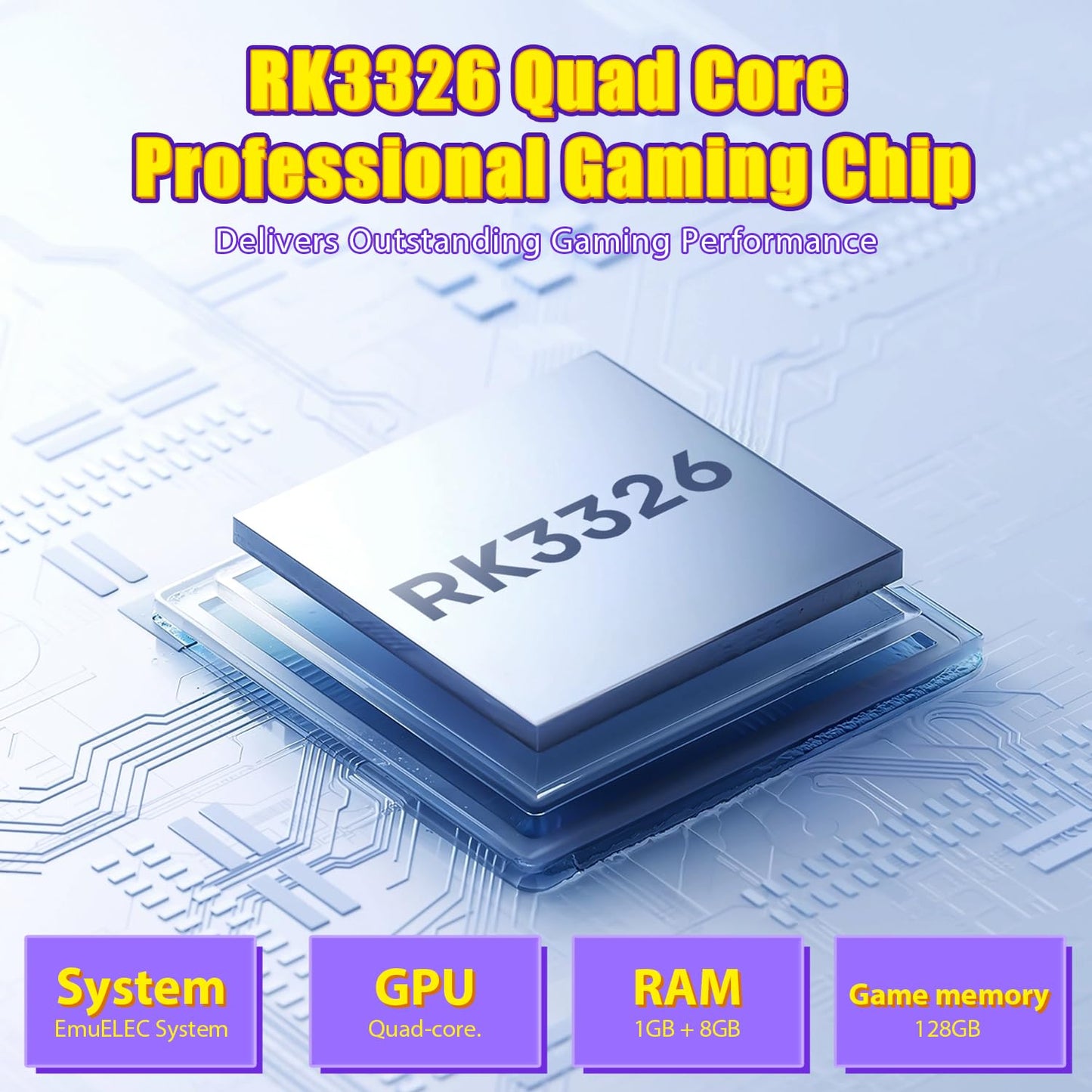 Close up of 3.5 inch IPS screen on AISLPC R36T console