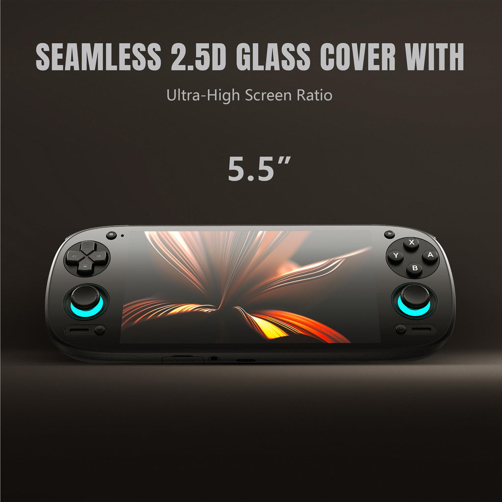 Close up of Retroid Pocket 5 touchscreen interface