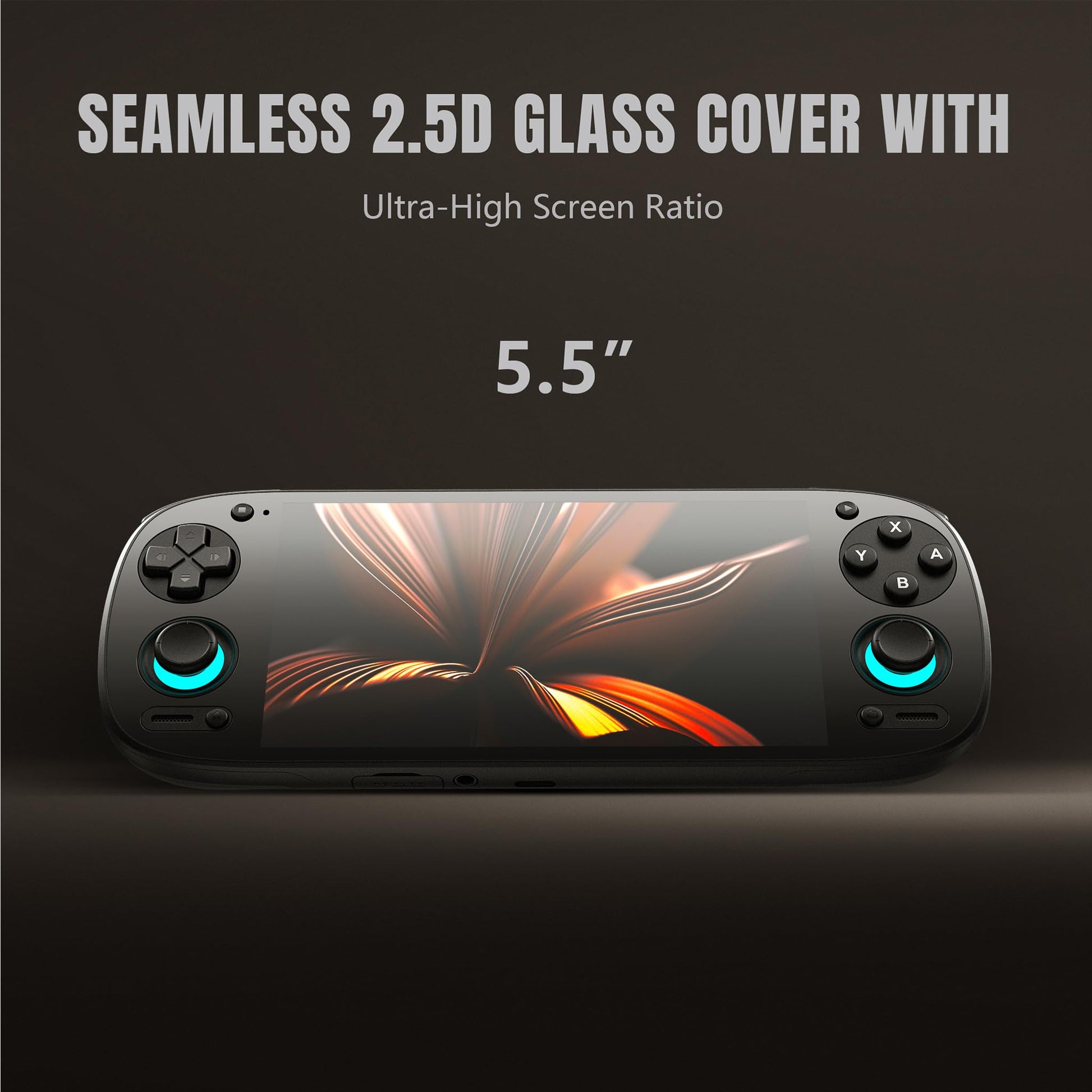 Close up of Retroid Pocket 5 touchscreen interface