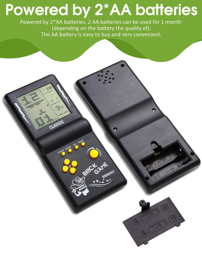 Ergonomic handheld retro game console black edition