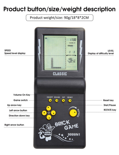 HLF retro gaming console packaging and device