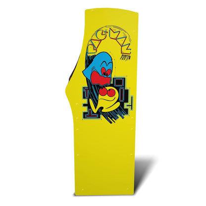 Arcade1Up Pac-Man Deluxe cabinet in a modern home decor setting