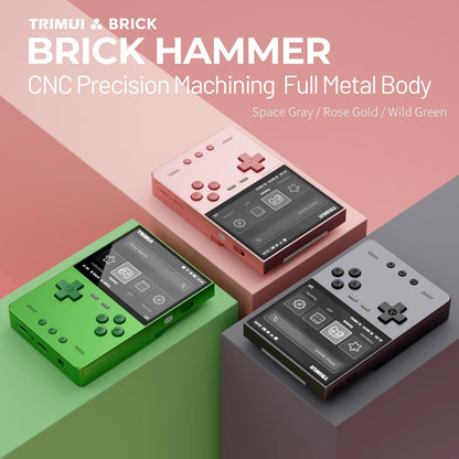Trimui Brick Hammer metal body detail and button layout