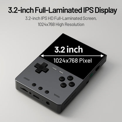Rear view of Trimui Brick Hammer console with aluminum texture