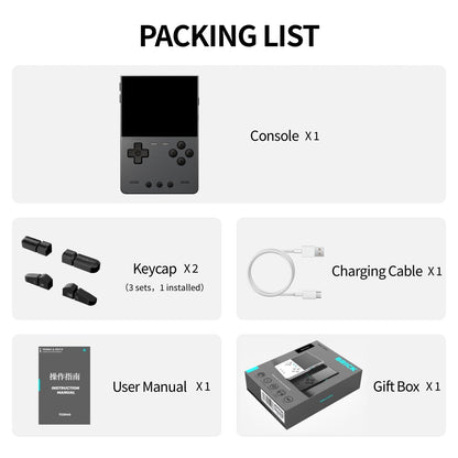 Packaging and included accessories for Ampown Trimui Brick Hammer