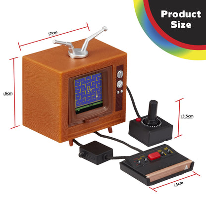 Authentic Tiny Arcade Atari 2600 desktop gaming setup