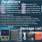 Fingerevo Miyoo Mini Plus retro gaming handheld in professional packaging
