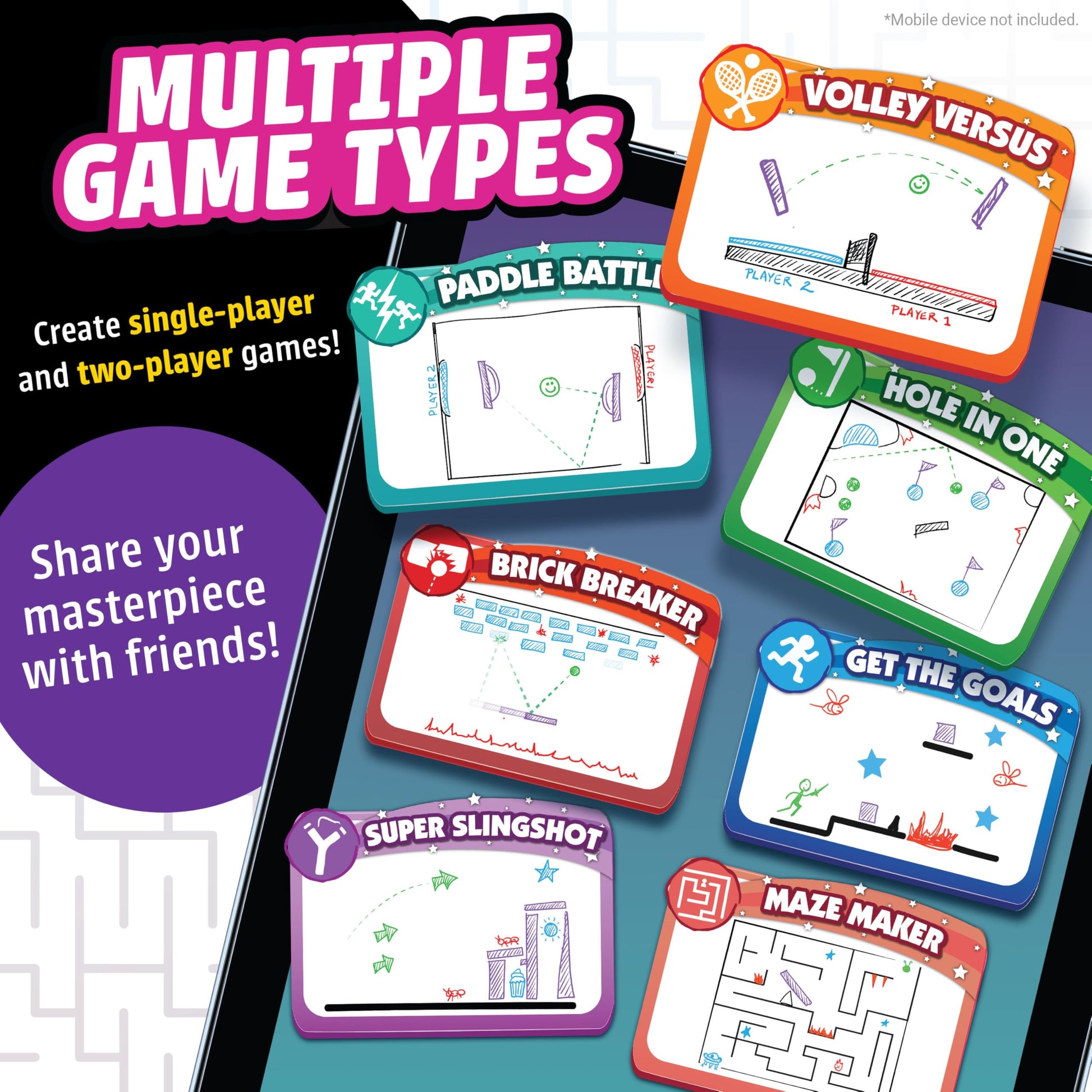 Complete contents of Pixicade educational STEM kit