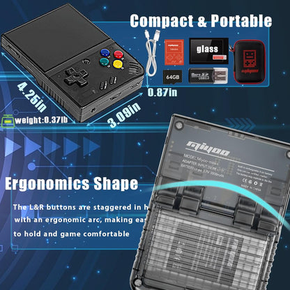 Miyoo Mini Plus handheld console packaging and contents