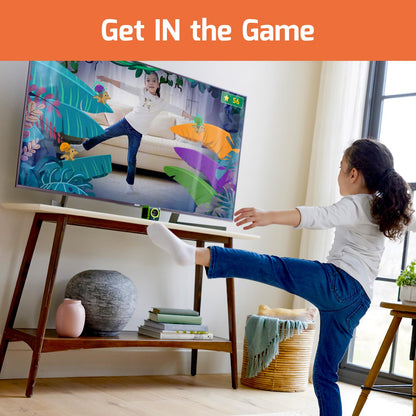 Side profile of the LeapFrog LeapMove gaming device