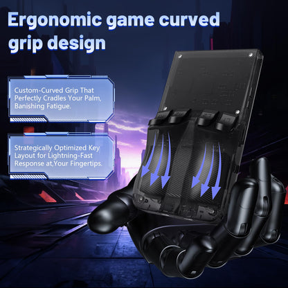 Top view of R36MAX showing shoulder buttons and headphone jack