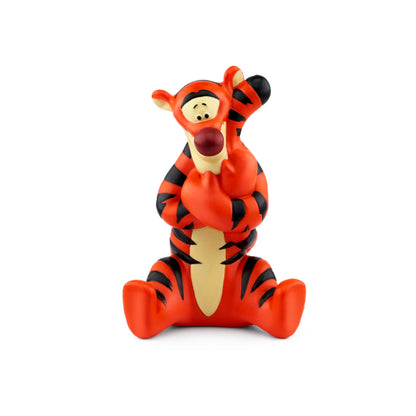 Side profile of magnetic Tigger figurine from the Disney movie.