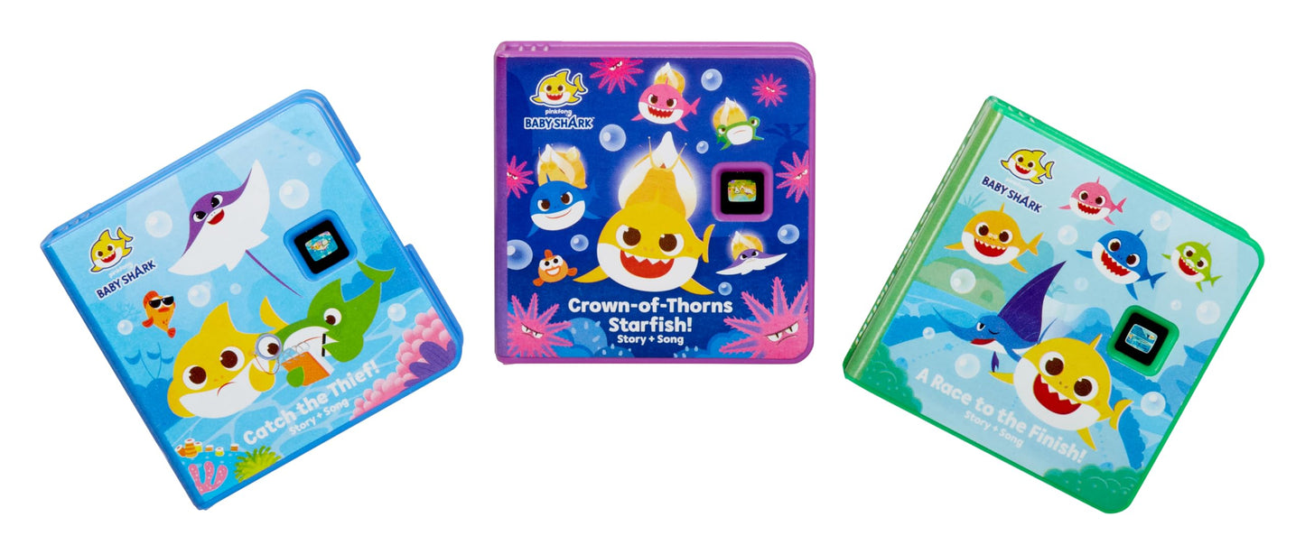 Toddler toy expansion set packaging showing the Little Tikes Story Dream Machine Pinkfong collection logo