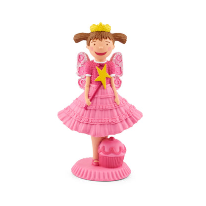 Hand-painted Tonies Pinkalicious storytelling collectible figurine packaging detailing tracklist