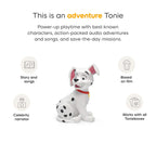 Imported children audio book character featuring 101 Dalmatians design close up