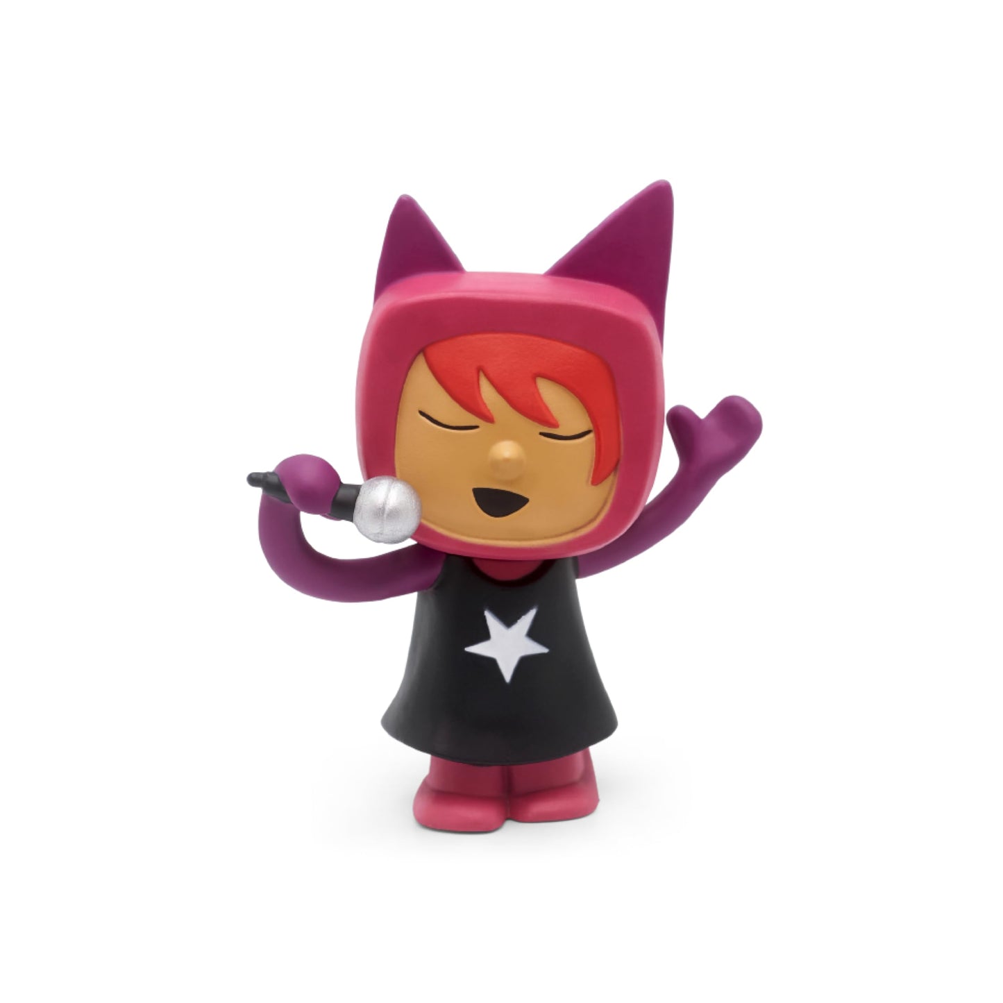 Handpainted durable details of the music performer themed children audio figurine