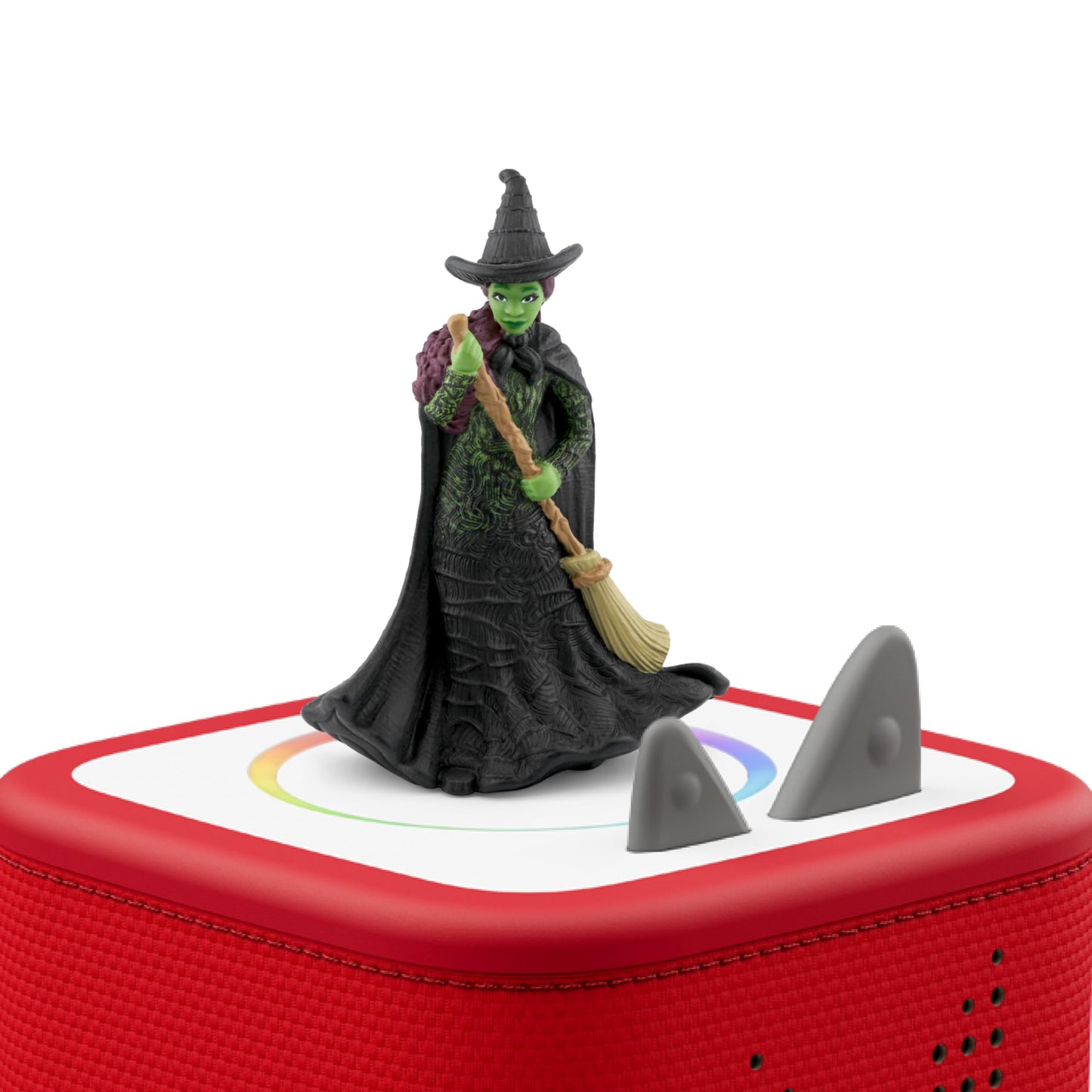 Wicked Part One Elphaba character toy standing ready for use with a Toniebox.
