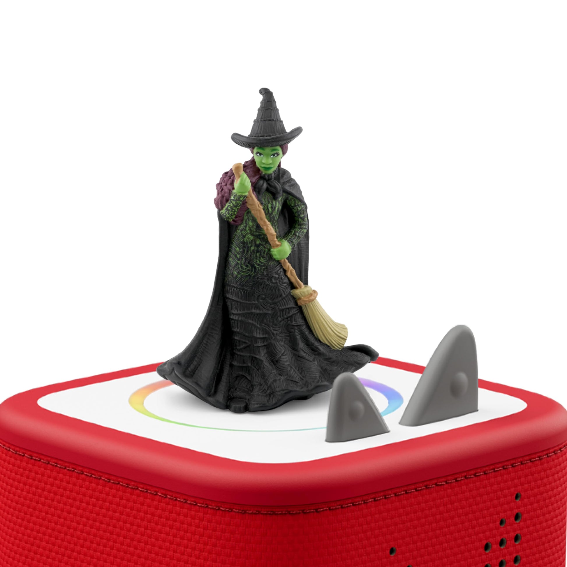 Wicked Part One Elphaba character toy standing ready for use with a Toniebox.