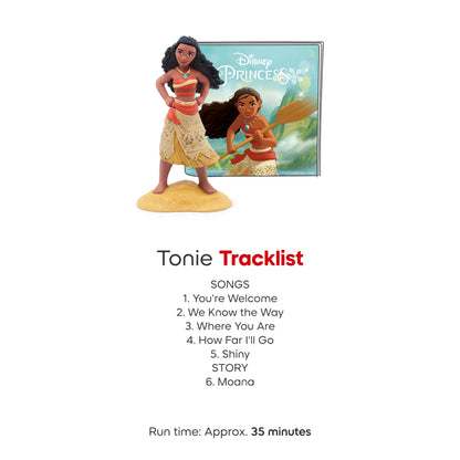 Merida character toy standing on top of the Toniebox 2 portable speaker system