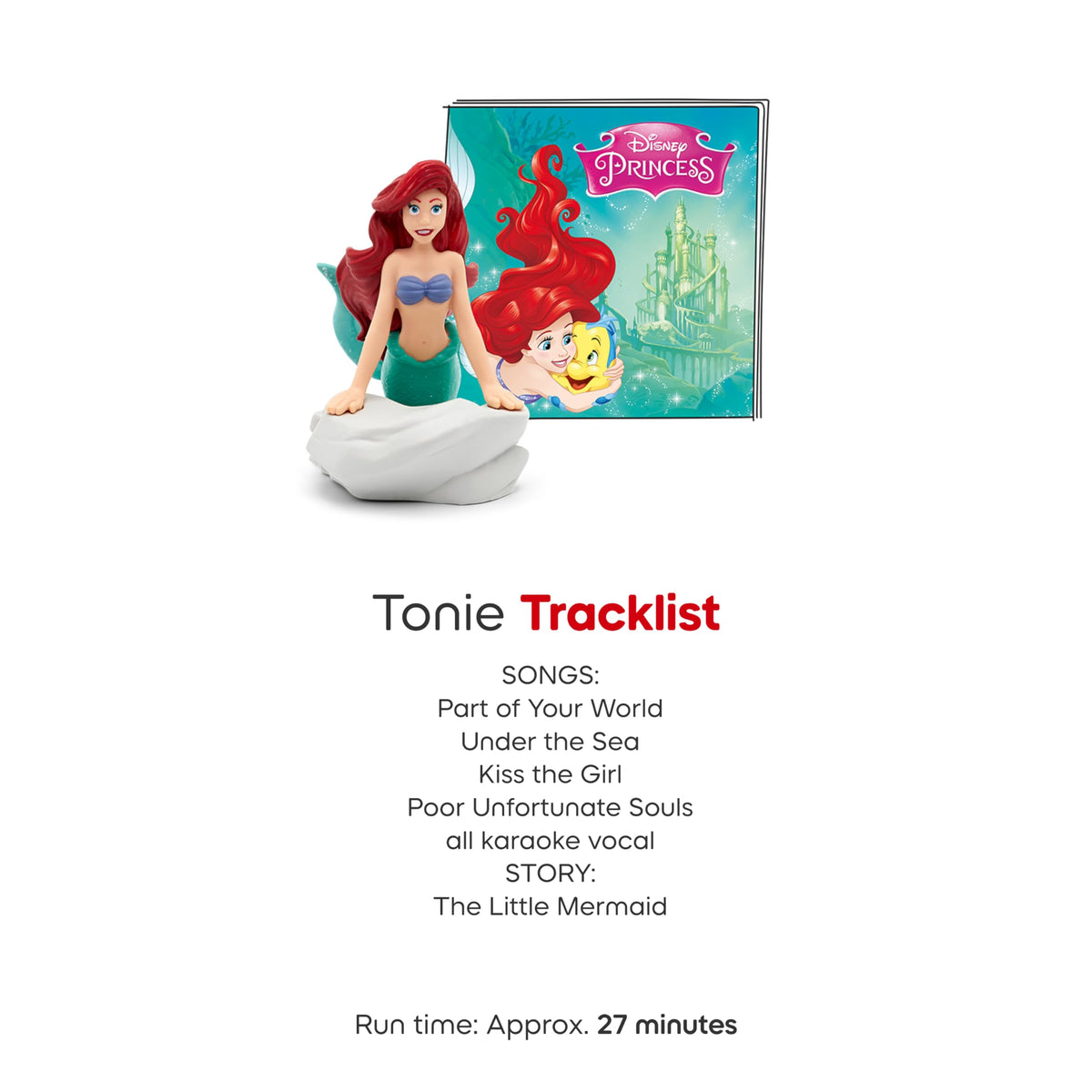 Belle Disney Princess audio story figurine compatible with the screen free toy box