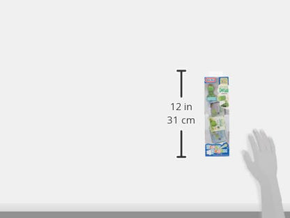 Three HarperCollins Duck Duck Dinosaur story cartridges displaying individual book titles for projection.